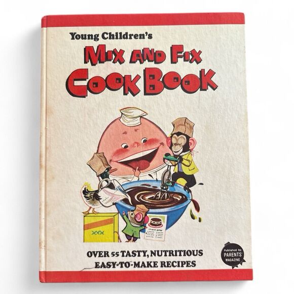 Vintage 1975 Young Children's Mix And Fix Cookbook Parents Magazine Hardcover - Picture 1 of 11